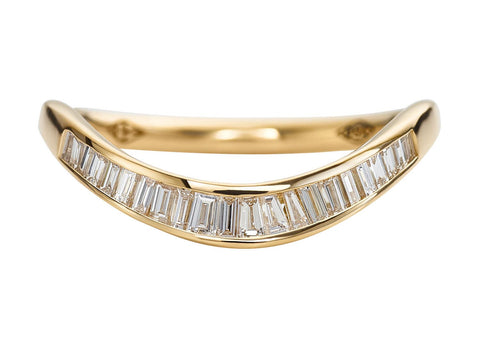 18K Rose Gold Tension-Bar Engagement Ring Mounting