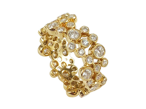 Vintage-Inspired Diamond "Gabby" Wedding Band