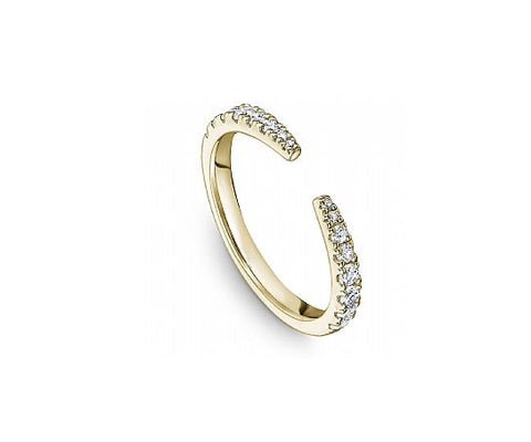 "Stackable" Diamond Bangle Bracelet in Yellow Gold