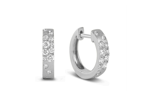 "Stackable" Diamond Bangle Bracelet in Yellow Gold