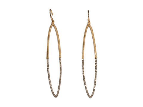 "Stackable" Diamond Bangle Bracelet in Yellow Gold