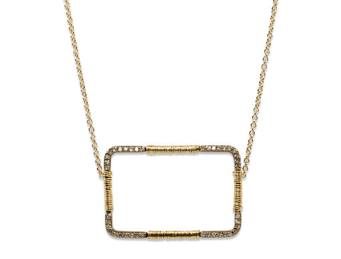 "Stackable" Diamond Bangle Bracelet in Yellow Gold