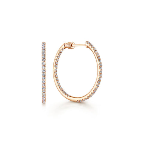 "Stackable" Diamond Bangle Bracelet in Yellow Gold