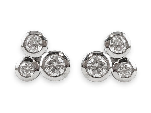 Lilah Rose Cut Diamond Stud Earrings