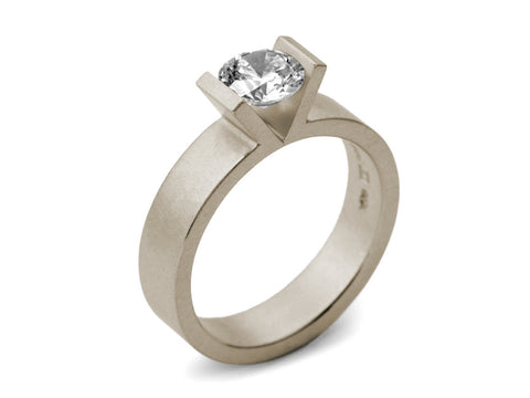 Oval Diamond Solitaire Engagement Ring