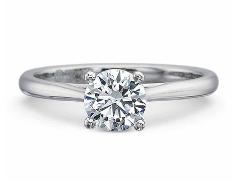 Oval Brilliant Diamond Engagement Ring