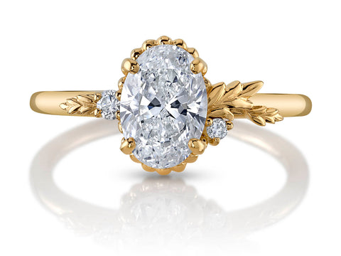 Vintage-Inspired Diamond "Gabby" Wedding Band