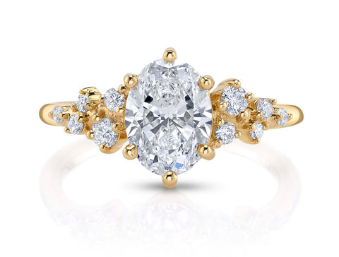 Oval Diamond Solitaire Engagement Ring