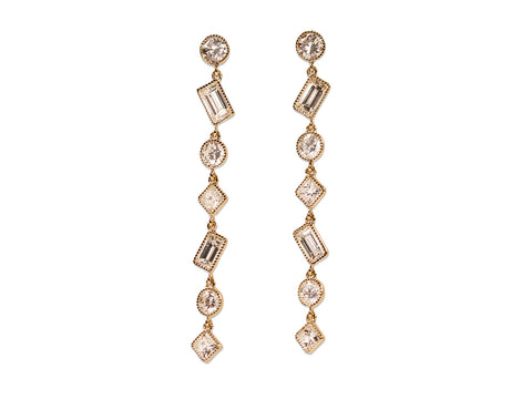 Diamond Trellis Bud Stud Earrings