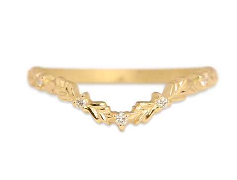 "Stackable" Diamond Bangle Bracelet in Yellow Gold
