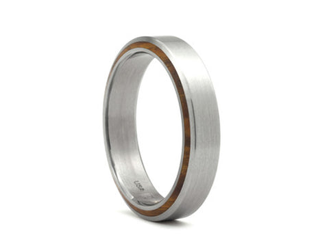 Platinum Tension-Bar Engagement Ring Mounting