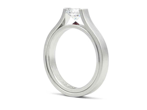 Radiant Cut Diamond Engagement Ring