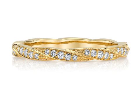 18K Rose Gold Tension-Bar Engagement Ring Mounting