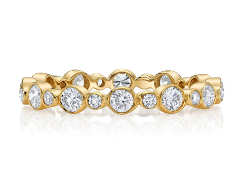 18K Rose Gold Tension-Bar Engagement Ring Mounting