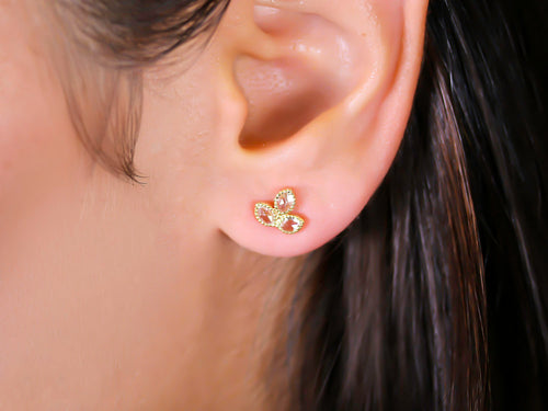Lilah Rose Cut Diamond Stud Earrings