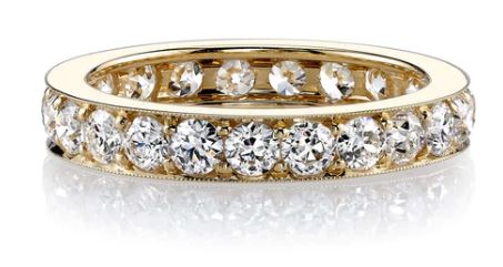 Vintage-Inspired Diamond "Gabby" Wedding Band