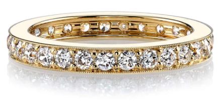 18K Rose Gold Tension-Bar Engagement Ring Mounting