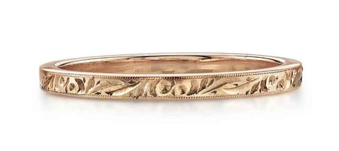 18K Rose Gold Tension-Bar Engagement Ring Mounting