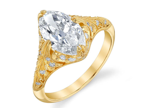 Baguette Diamond Symmetry Engagement Ring