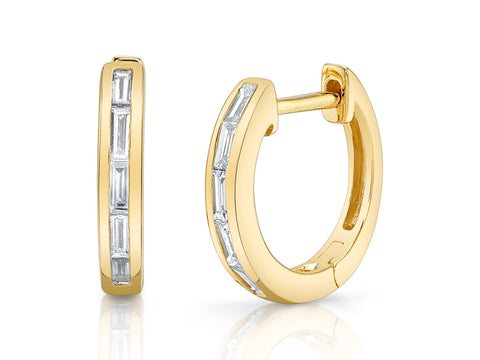 "Stackable" Diamond Bangle Bracelet in Yellow Gold