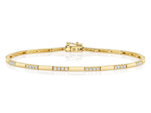 18K Rose Gold Tension-Bar Engagement Ring Mounting