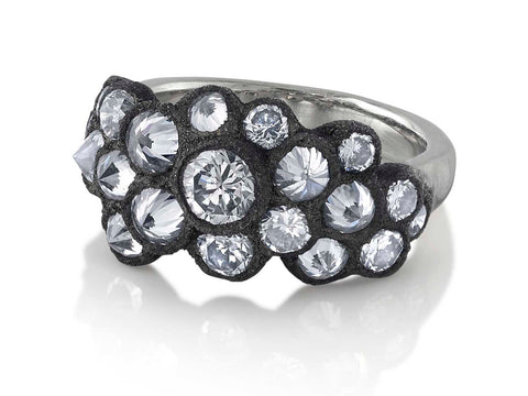 Vintage-Inspired Diamond "Gabby" Wedding Band