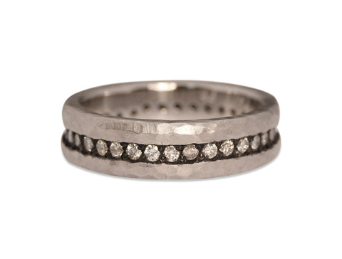 18K Rose Gold Tension-Bar Engagement Ring Mounting