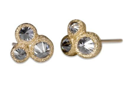 "Stackable" Diamond Bangle Bracelet in Yellow Gold
